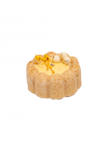 Charlotte noisette citron