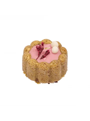 Charlotte pistache framboise
