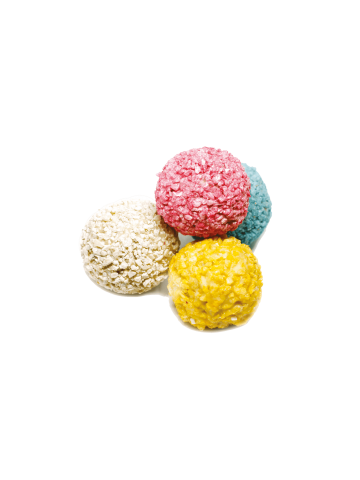 Truffe noisette coloré